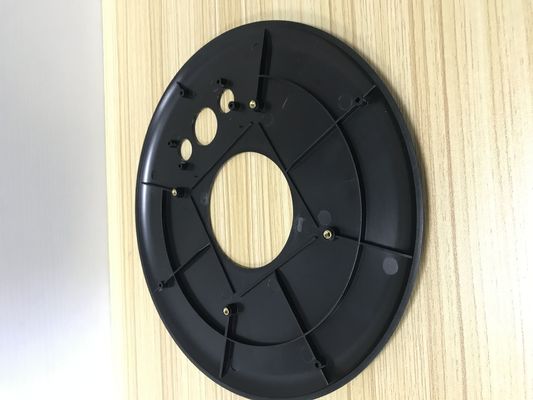 Black Color Plastic Mold Spare Parts , High Durability Plastic Injection Molding