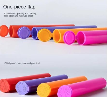 Tubo in plastica impermeabile a colori personalizzati multifunzionale con tappi pop top non hanno ancora recensioni